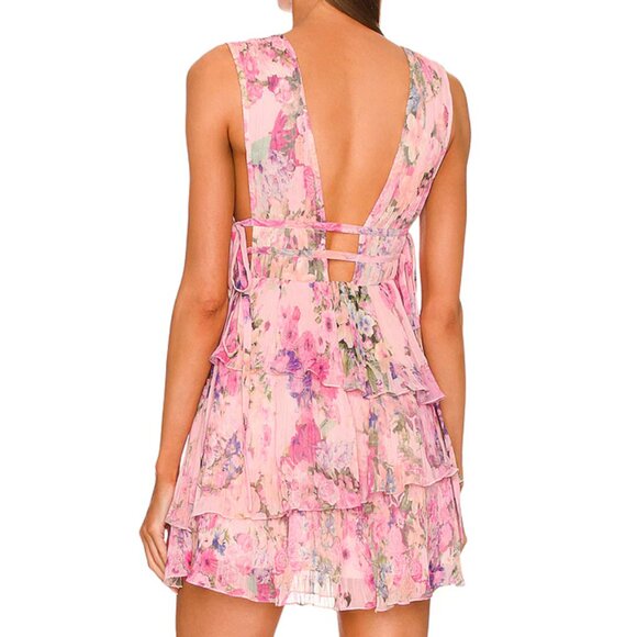 Rococo Sand Mist Ruffle Dress - Picture 3 of 7